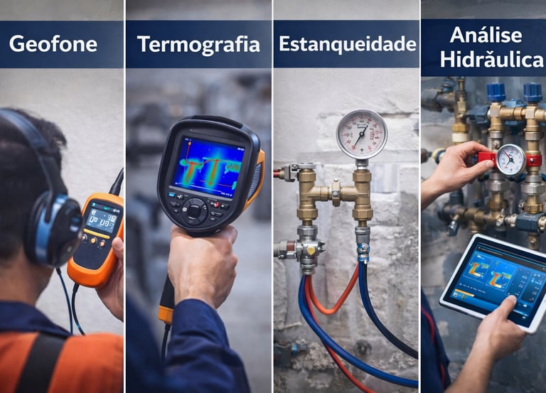 Como funciona a detecção de vazamentos em condomínios DF