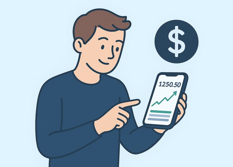 illustration de l'auteur, un investisseur passionné