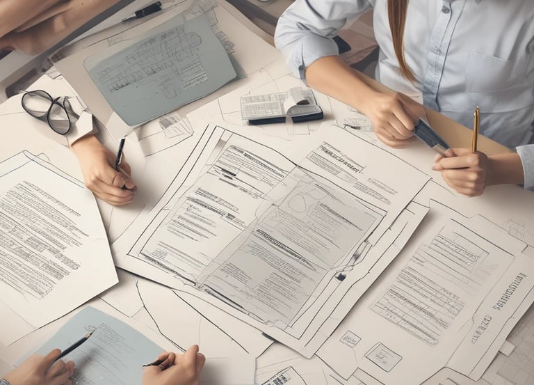 A professional consultation setting with a medical professional sitting at a desk facing a client. The room has a modern aesthetic with white walls decorated with framed certificates. The desk is organized with office supplies, a laptop, and a fruit bowl in the center.
