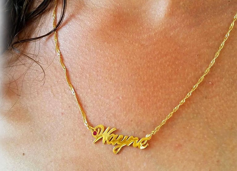 925 Silver Name Pendants