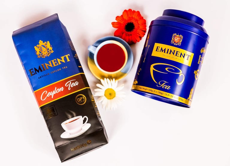 A cup of tea, EMINENT !kg Pack of Black Tea & EMINENT COMBO TIN