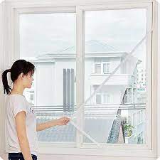 Pleated sliding mosquito net