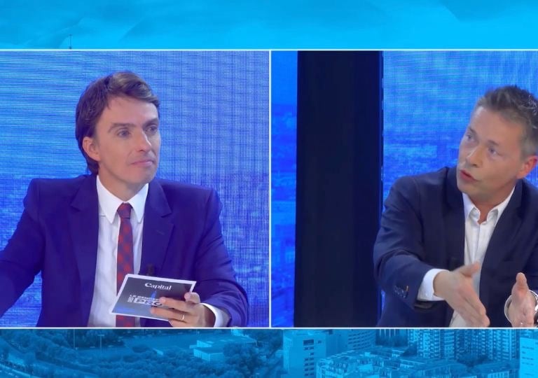 Philippe Duvignac et Benjamin Dubois sur le plateau de Capital.fr
