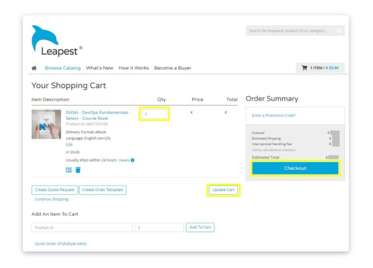 old cart page