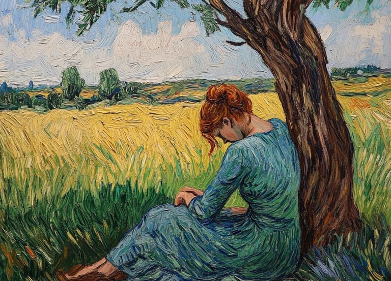 Van Gogh style painting with AI