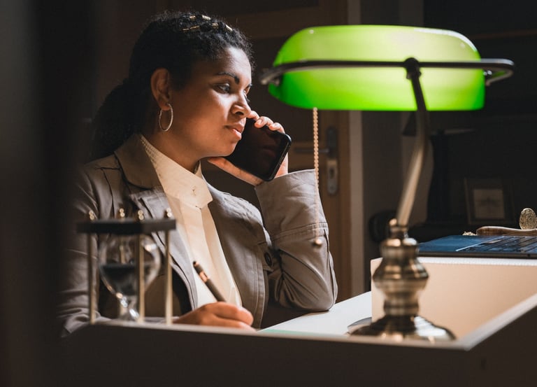 Francilda Hickman interview un candidat