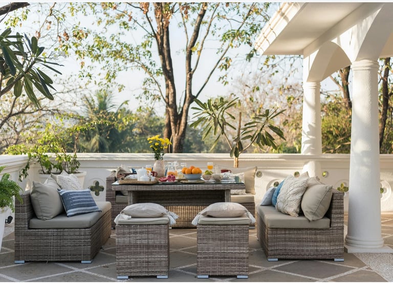 photo d'une terrasse de maison