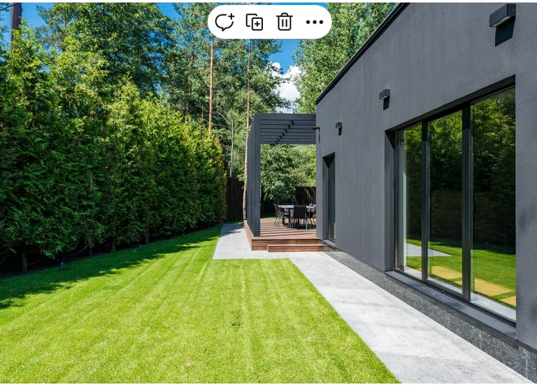 photo jardin de maison