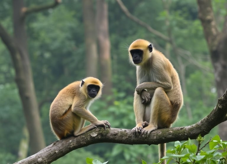 monkey in tree