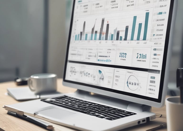 A group of four men in business attire are gathered around a table, examining documents laid out in front of them. They appear to be engaged in a discussion or meeting, with focused expressions and attentive body language.