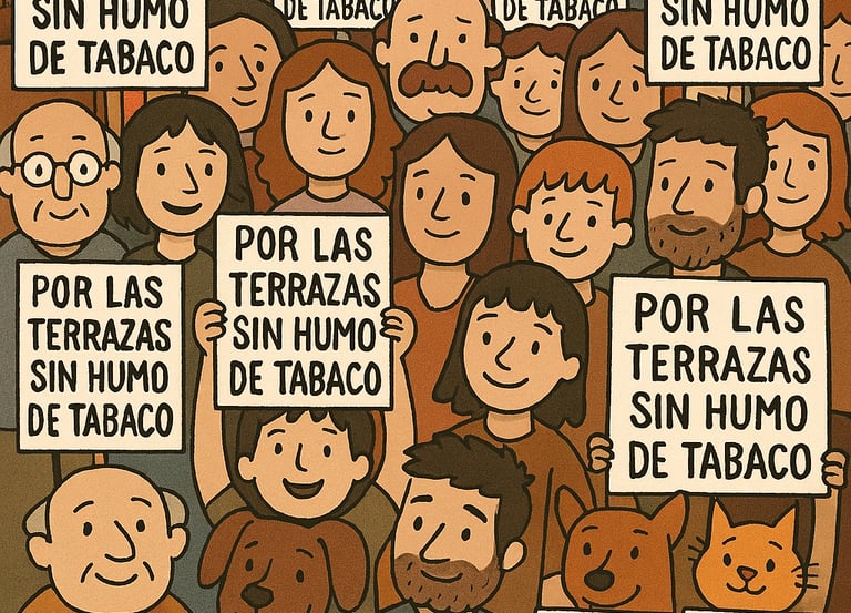 Tabaco y hostelería: sorprendente apoyo a las terrazas libres de humo