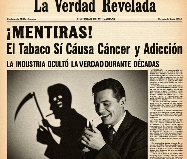 Te ocultaron el daño, el gran engaño de la industria del tabaco