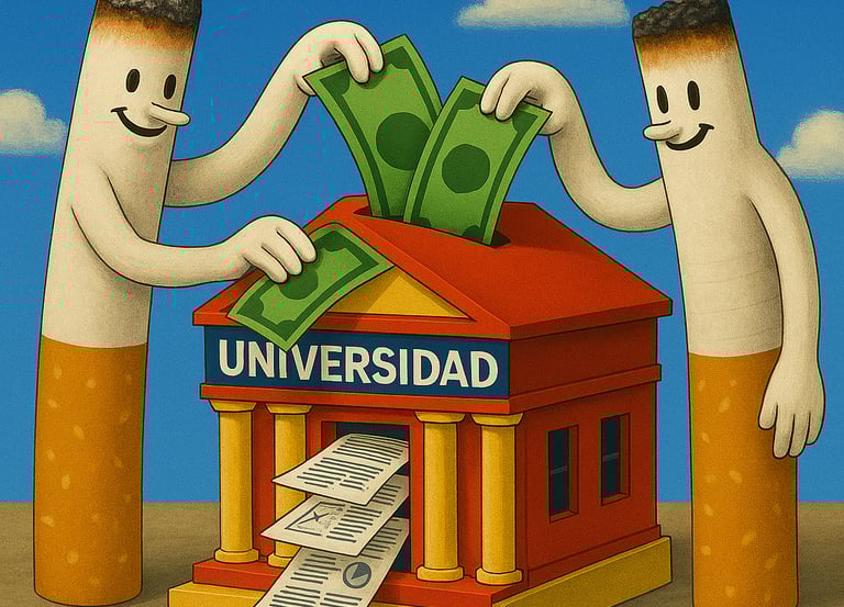 La influencia de las tabaqueras en la ciencia