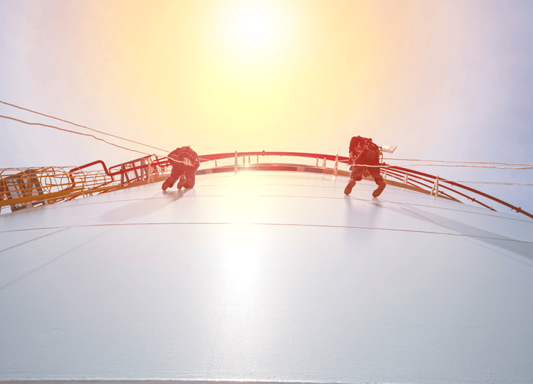 Fasado dažymas aulkštyje