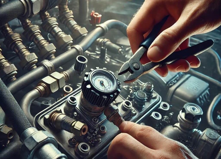 Car AC Pressure Switch Replacement