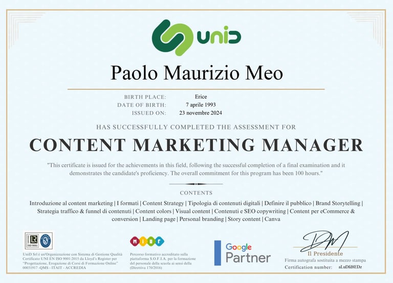 Content Marketing Manager