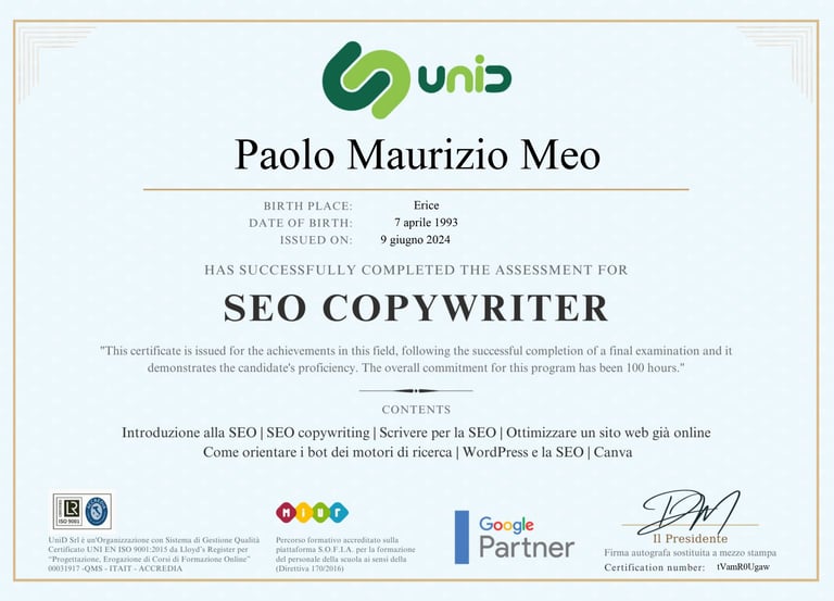 SEO Copywriter