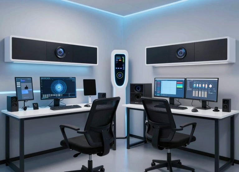 A man writing on a piece of paper in a dark room