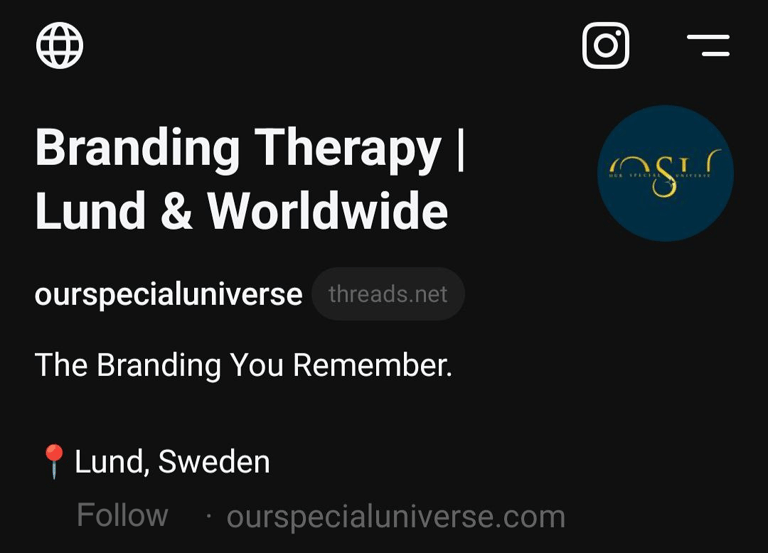 Our Special Universe AB on Threads | Account Preview