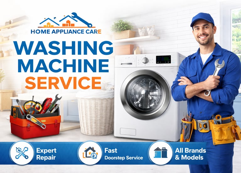 Washing machine repair service in Chennai by Home Appliance Care