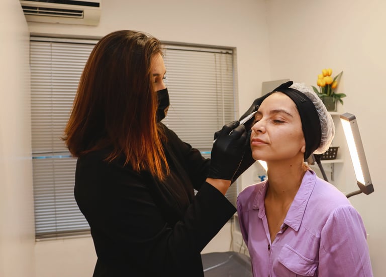 avaliação para micropigmentação de sobrancelhas