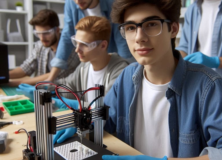 Clase práctica de impresión 3D en Barcelona