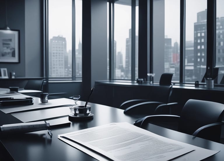 A professional handshake between two businesspeople in a modern office setting near the France-Luxembourg border.