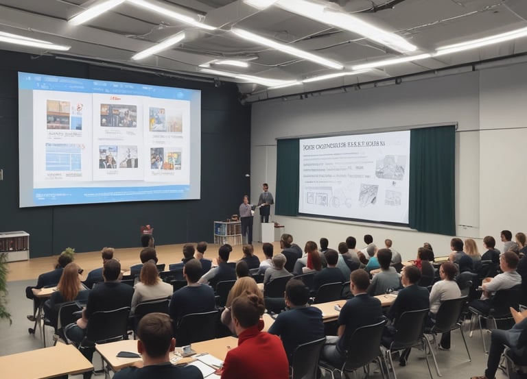 A team engaged in a training session.