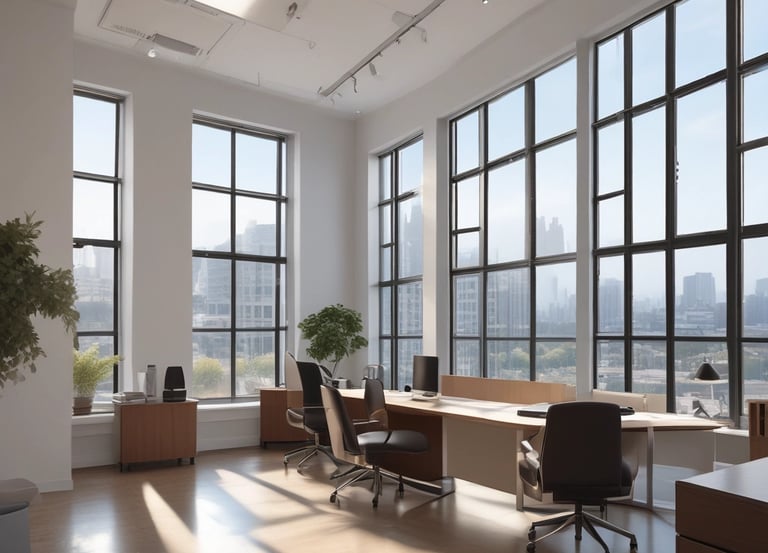 A welcoming community residence with veterans and staff sharing a peaceful outdoor space.