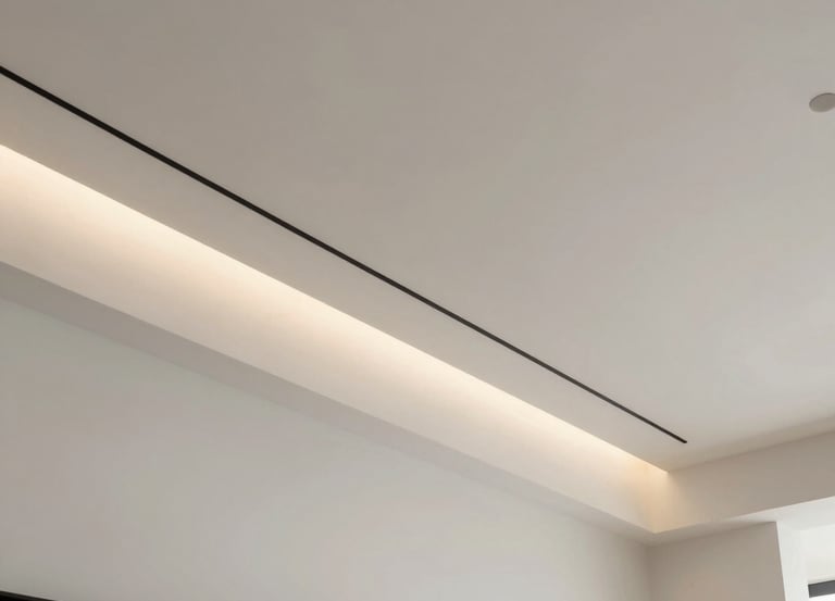 Minimalist line drawing of a ventilation diffuser integrated into a wall.