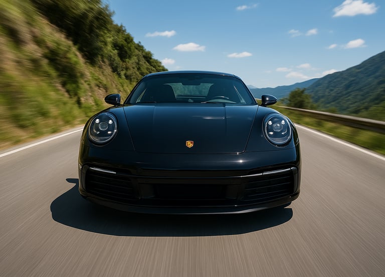 a black porsche 911777 porsche 9114 porsche