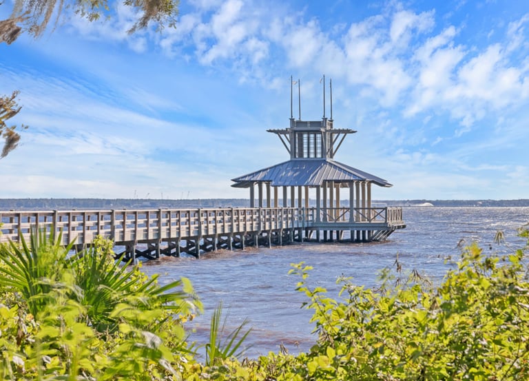 rivertown pier website design