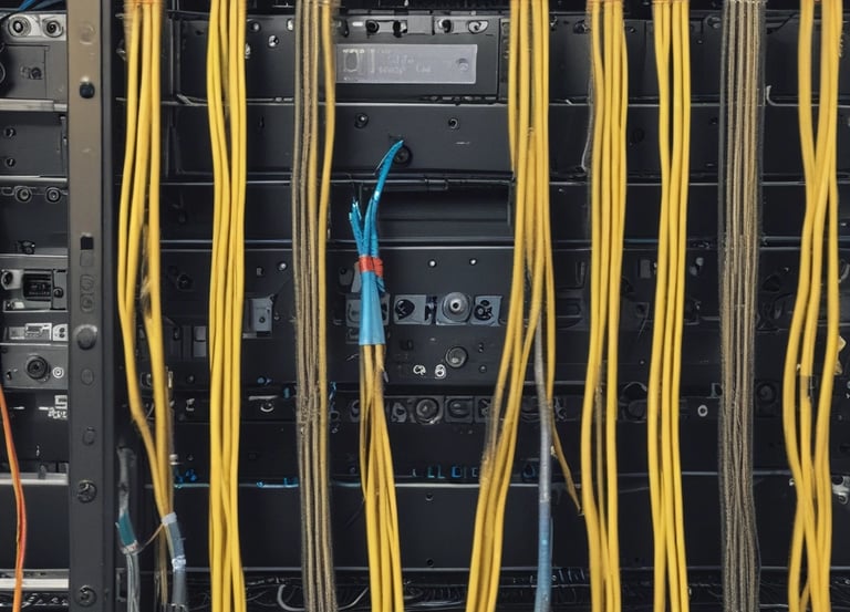A friendly technician assisting a client with computer setup in a modern office.
