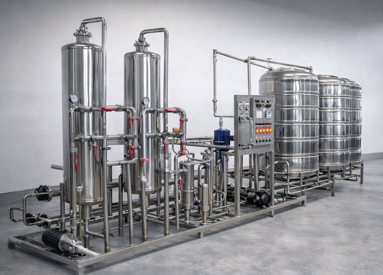 RO Reverse Osmosis Plants for Water Purificatino