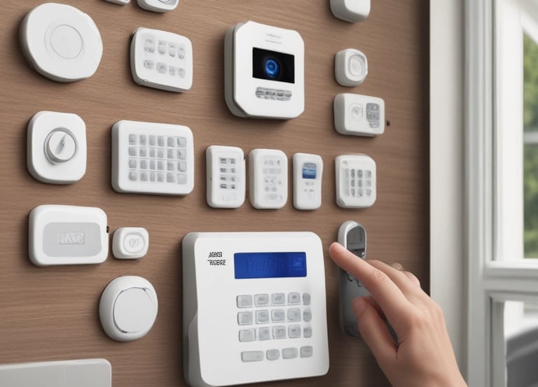 Technician setting up network cables in a server room with glowing equipment.