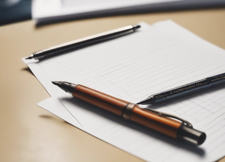 cancellation and refund policies with a pen and paper