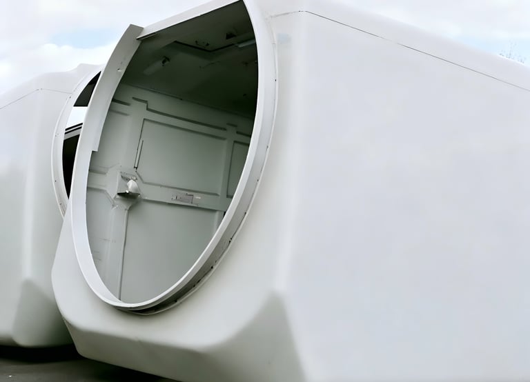 PDCPD Wind Turbine Covers, Nacelle Covers, Wind Turbine Housings, and Air Deflectors