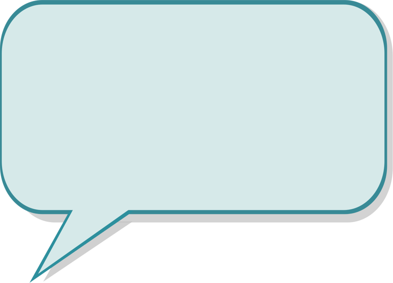 a speech bubble with a speech bubble in the middle