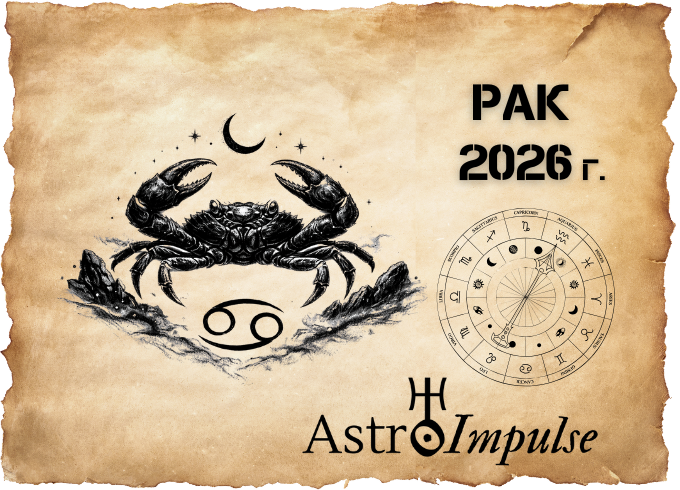 Астрологична прогноза - Рак 2026г.