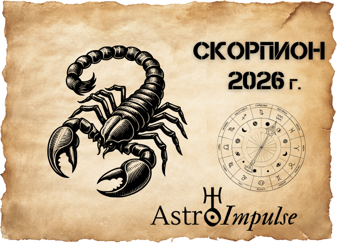 Астрологична прогноза - Скорпион 2026г.