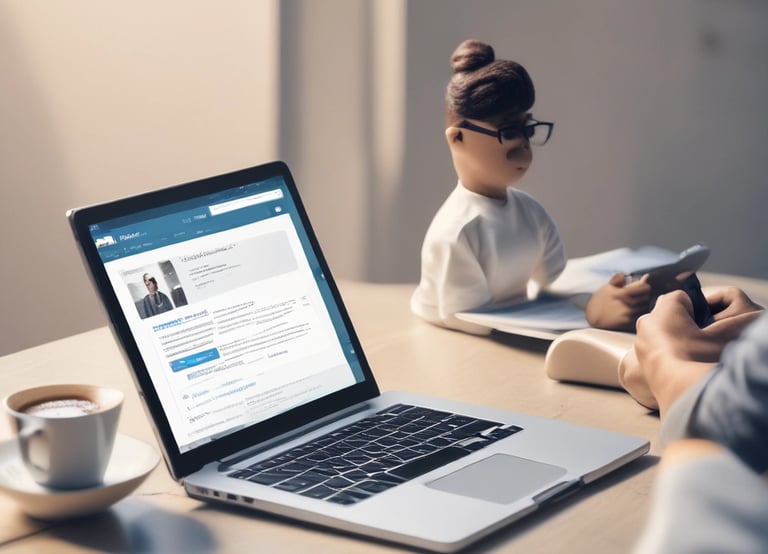 A sleek dashboard showing AI-driven LinkedIn lead analytics and connection progress.