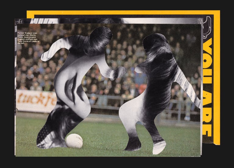 Karl Russell Vickers - The Beautiful Game Collage series