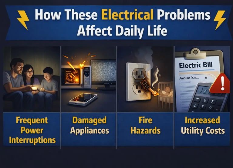 How These Electrical Problems Affect Daily Life