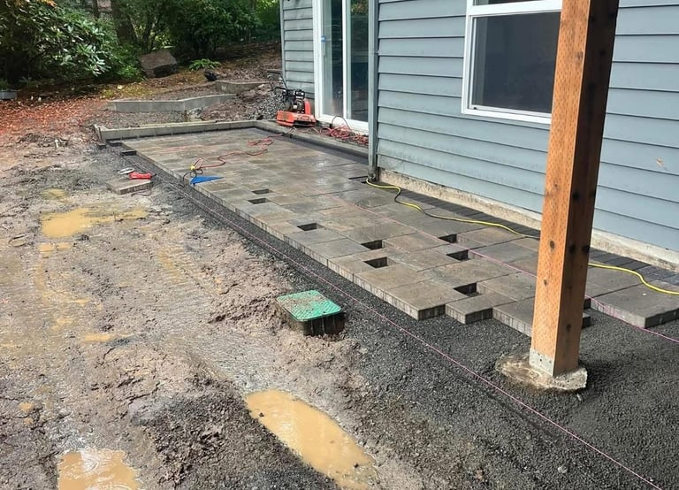 Professional interlocking stone contractors in the GTA for durable driveway and patio bases.