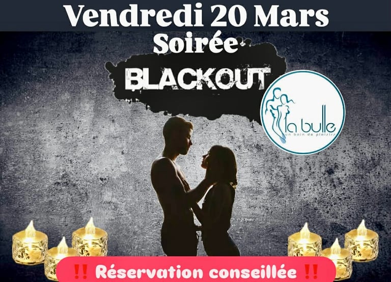 La Bulle Sauna soirée black out