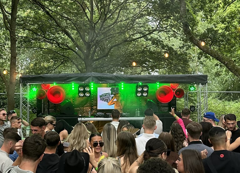 Speaker hire for party