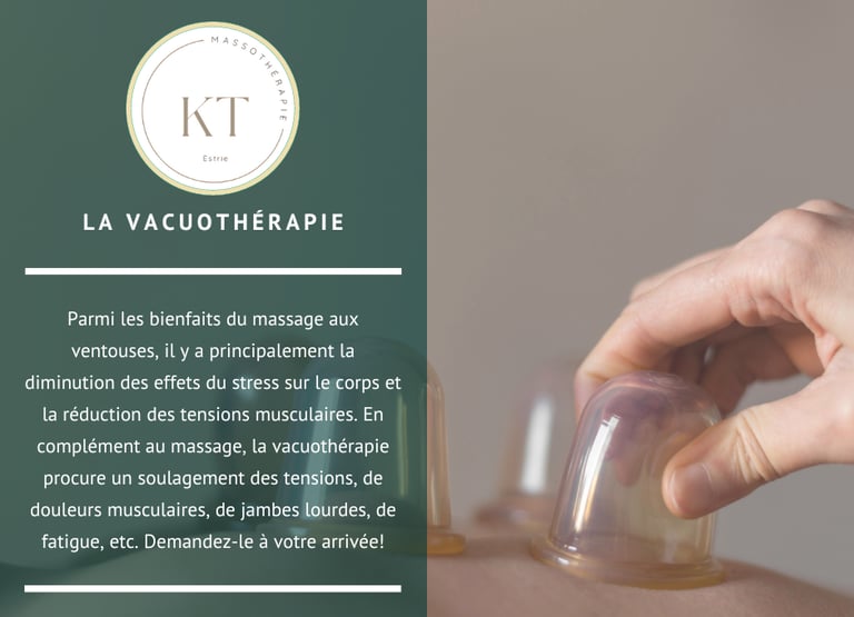 KT Massothérapie Publication vacuothérapie