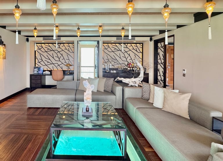Ayada Maldives royal residence living room