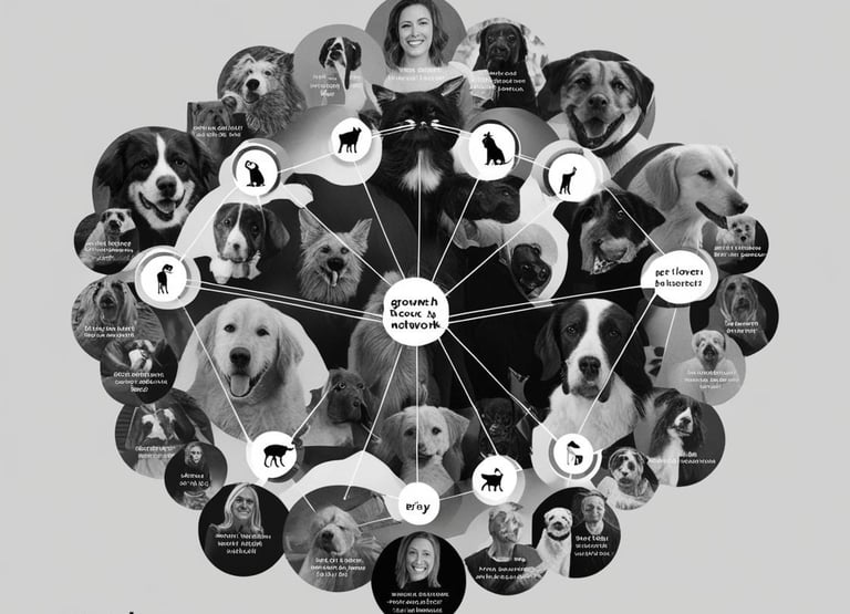 A network connecting pet brands and top communities