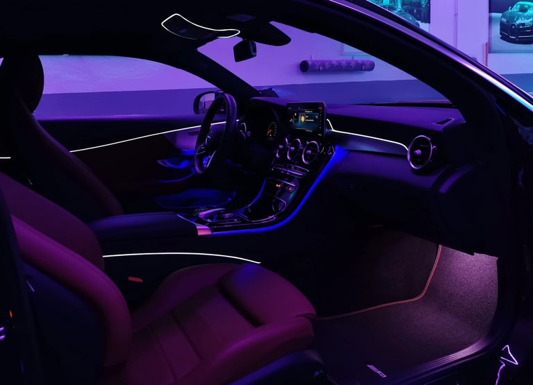 ambientebeleuchtung benz